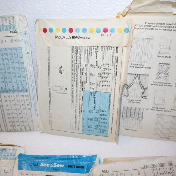 Lot of Sewing Patterns Simplicity McCall Butterwick - Picture 11 of 16